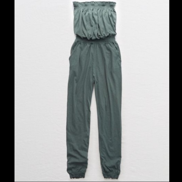 Aerie Strapless Knit Jumpsuit - Picture 3 of 3